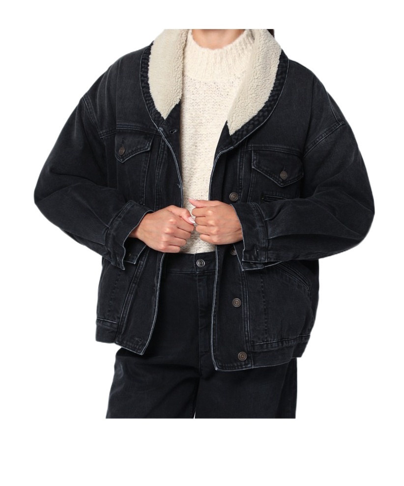 Isabel Marant Long Sleeve Denim Jacket In Black