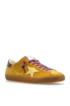 Golden Goose Emporio Armani Allover Logo Sneakers In Yellow