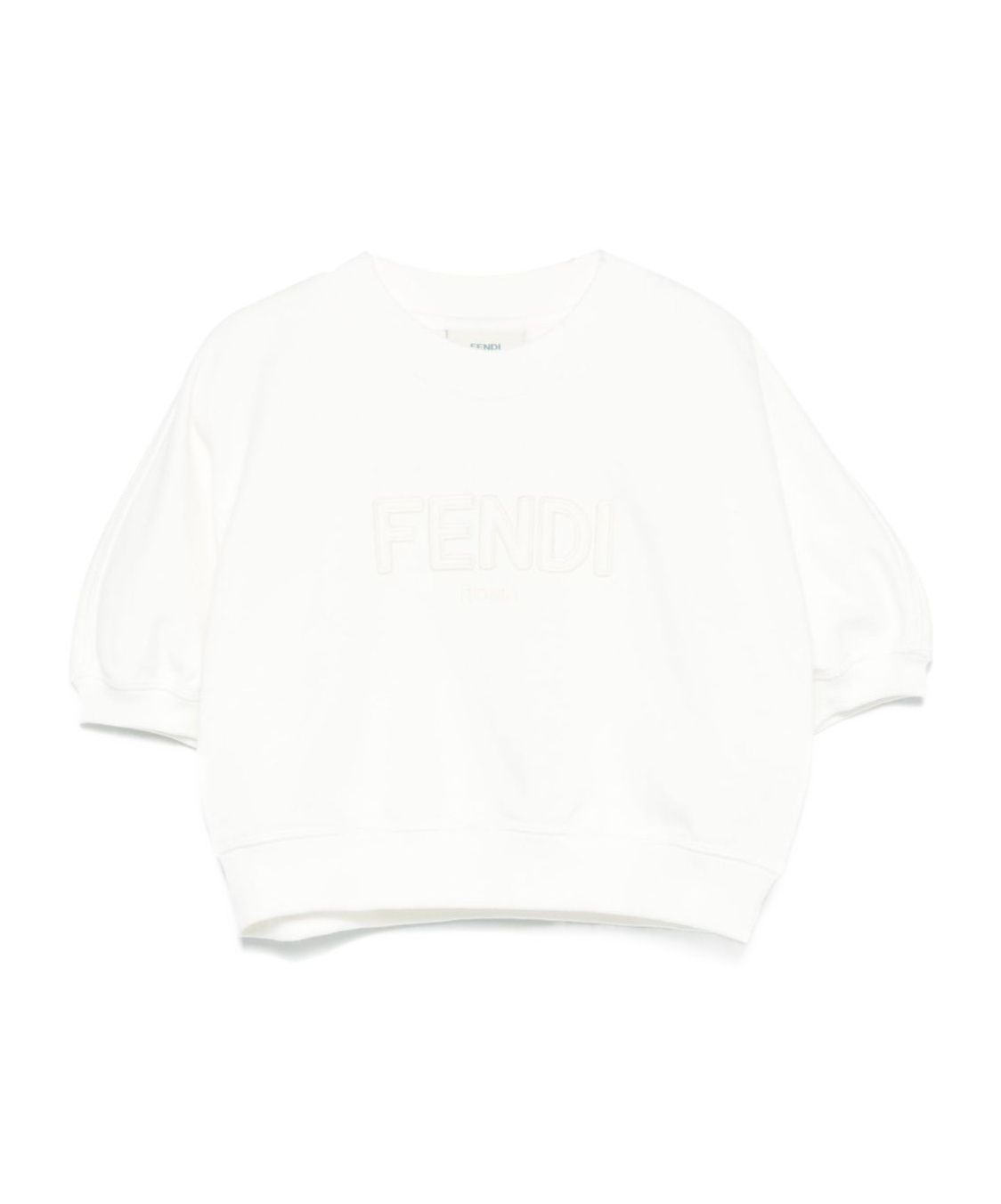 FENDI EMBROIDERED-LOGO SWEATSHIRT