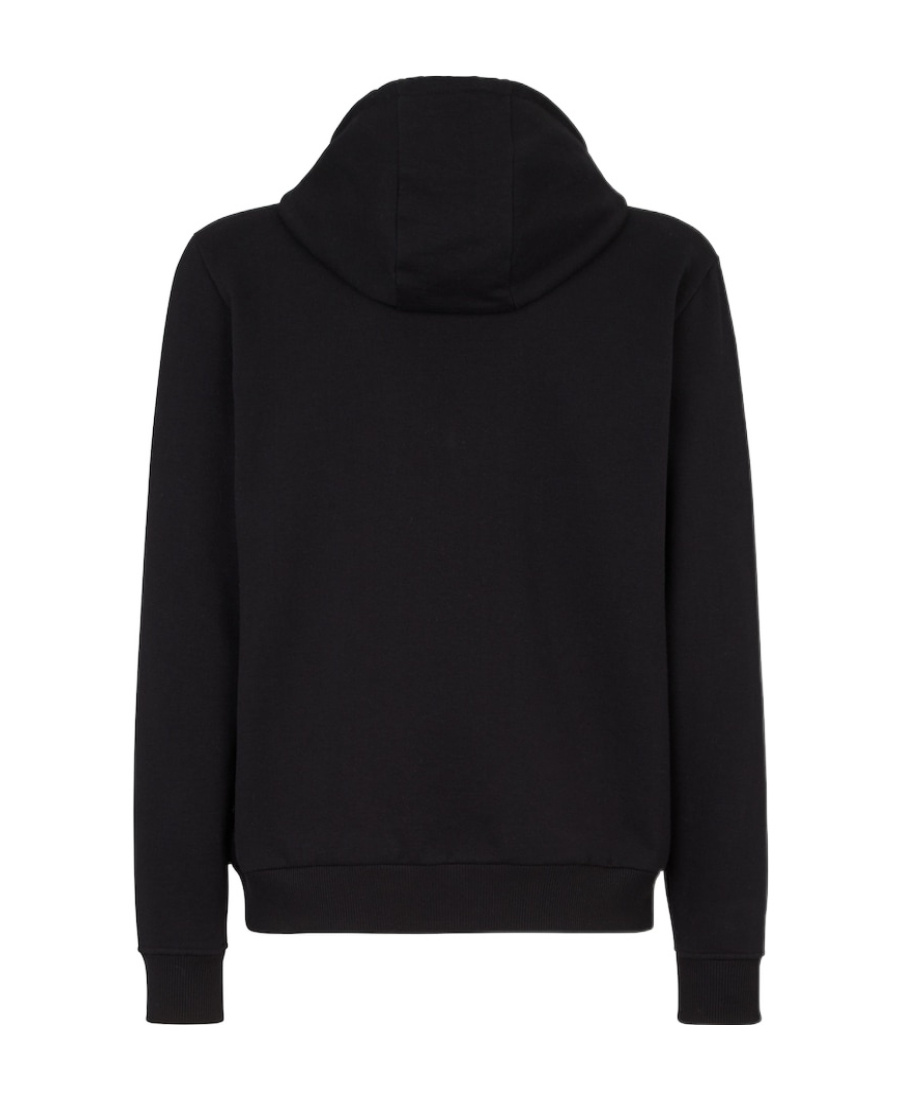 Fendi X Noel Fielding Logo-embroidered Zipped Hoodie In Black