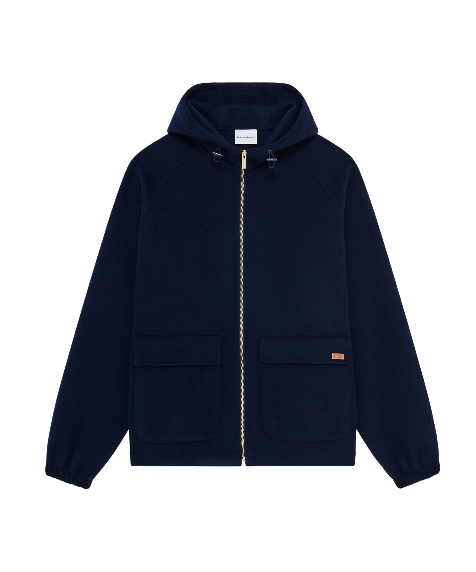 Drôle De Monsieur Hooded Jacket In Black