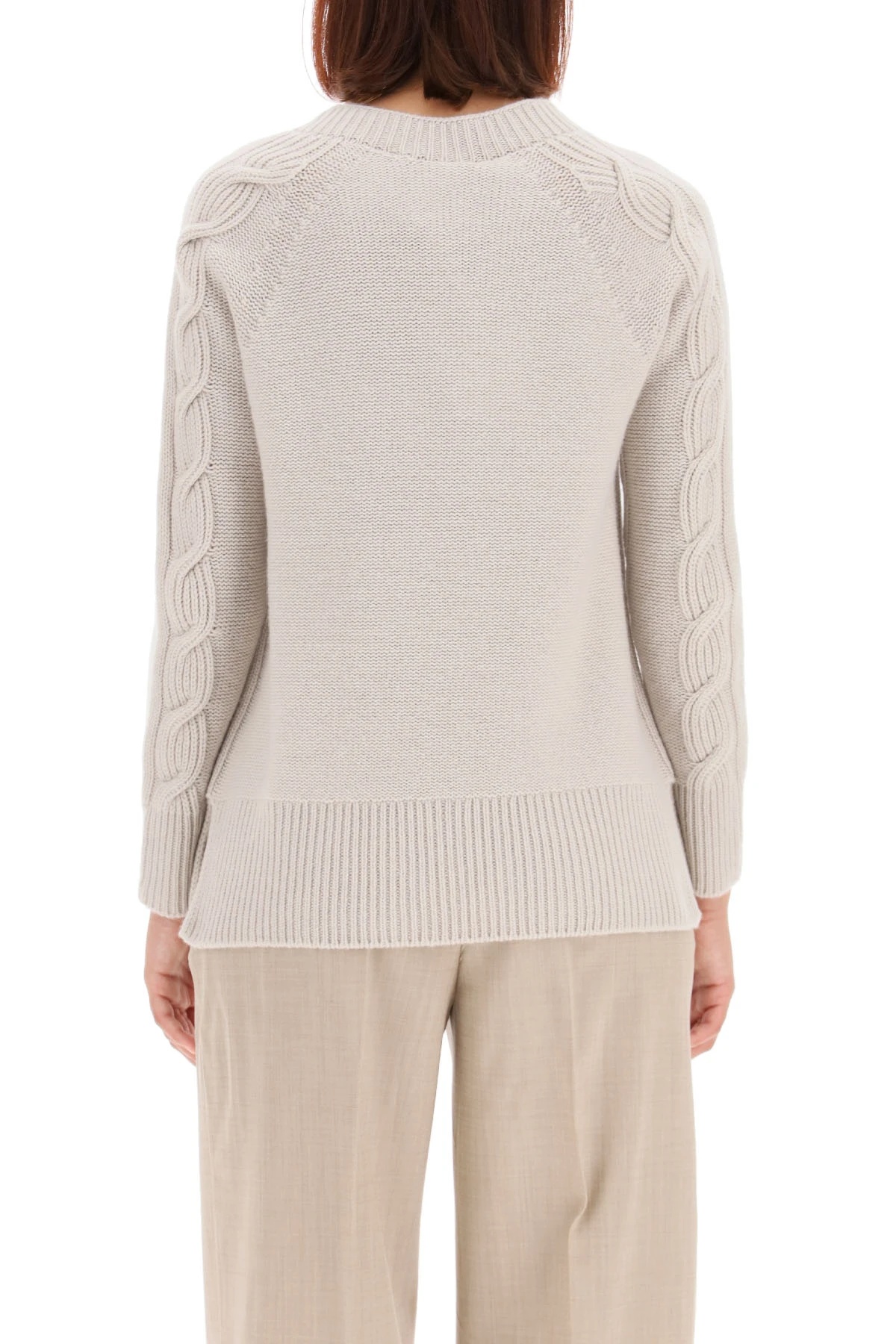 Max Mara Como Sweater In White