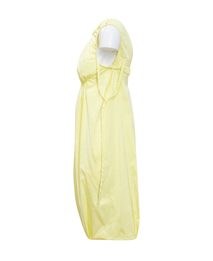 Shop Sportmax Sleeveless Midi Dress In Yellow