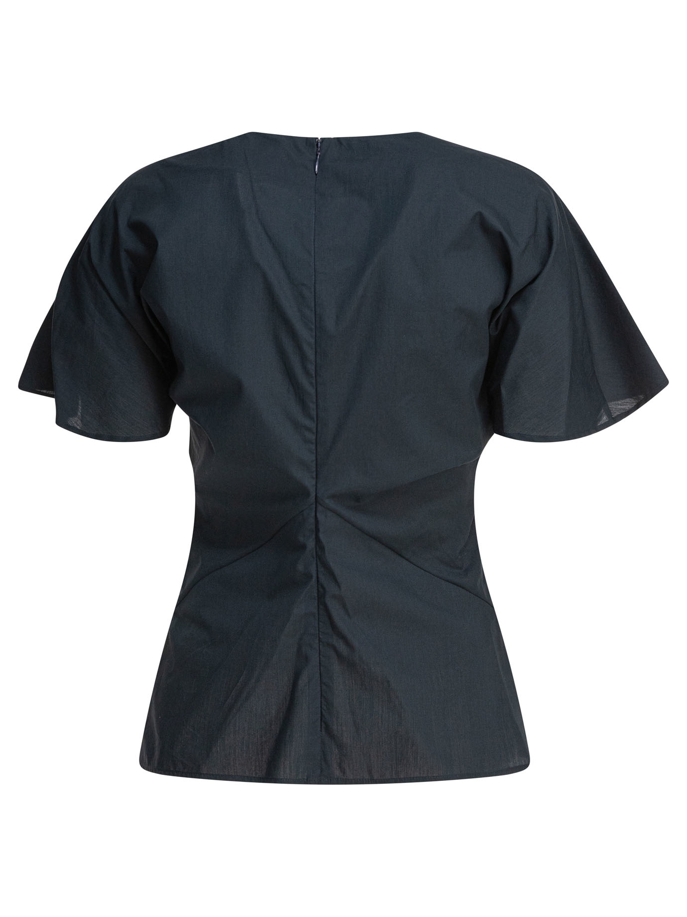 Soeur Short Sleeve Asymmetric Dart Detailing Top