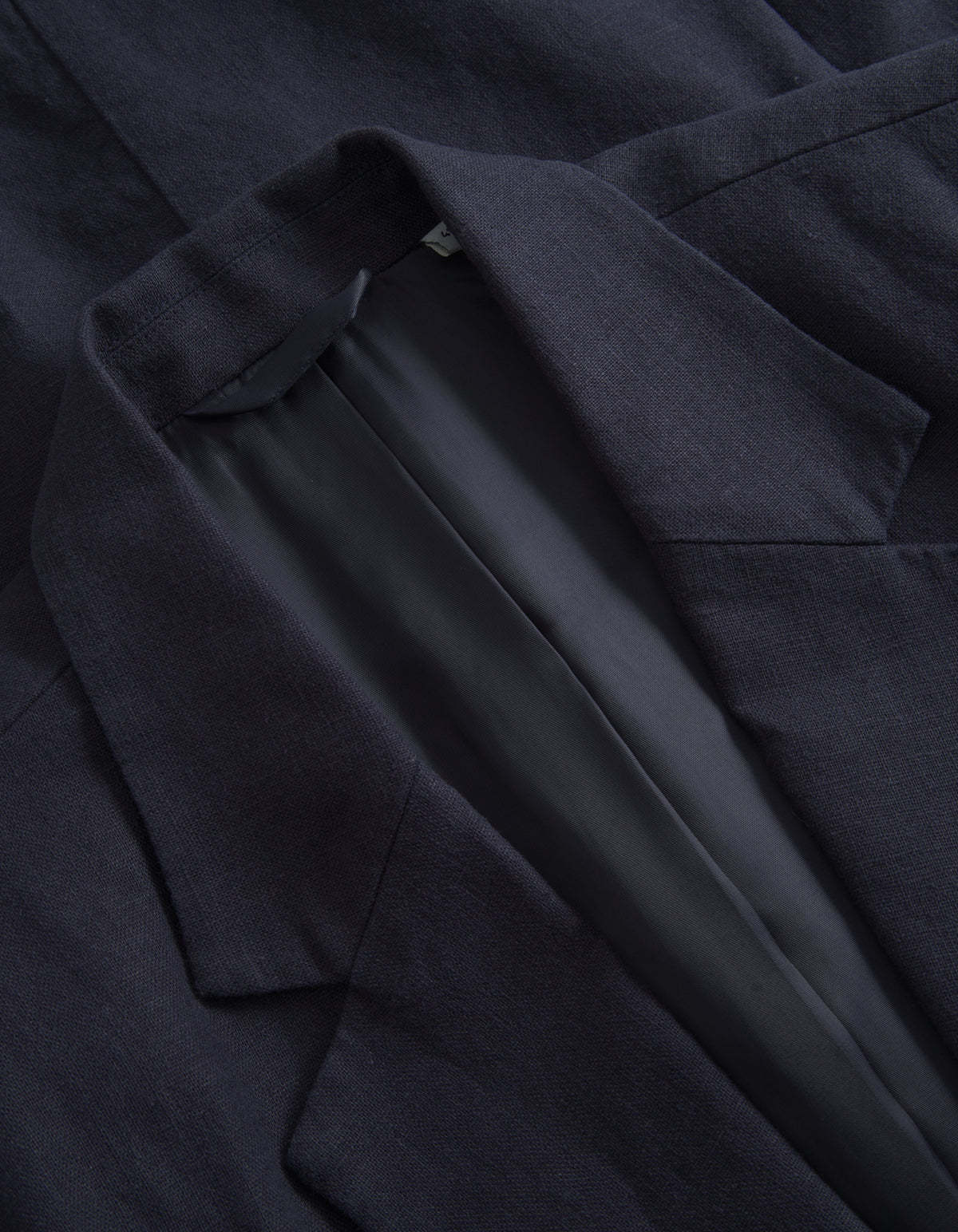 Les Deux James Linen Blazer In Black