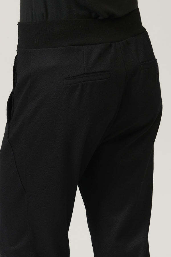 Transit Wool Knitted Trousers In Black