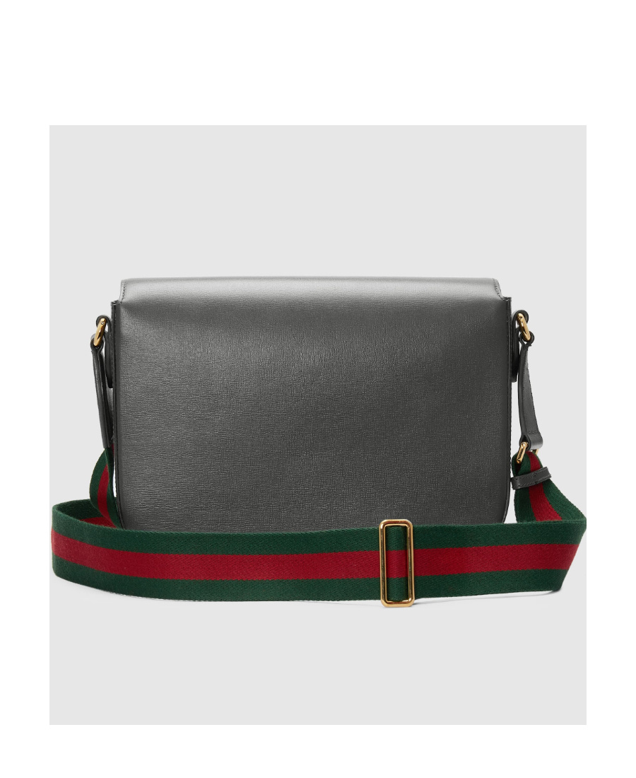 Gucci Horsebit Leather Messenger Bag In Multi