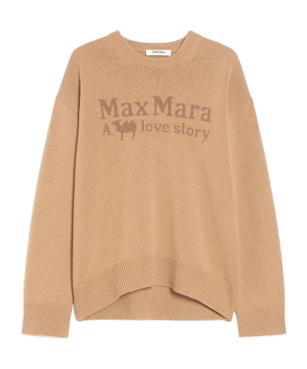 MAX MARA WOOL AND CASHMERE CREW-NECK SWEATER 