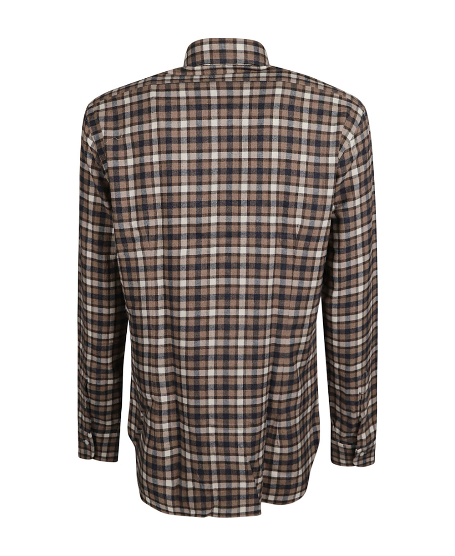 Barba Napoli Plaid Shirt In Multicolor