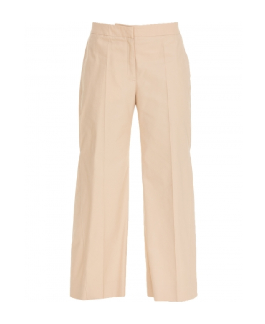 JIL SANDER STRAIGHT-LEG COTTON TROUSERS