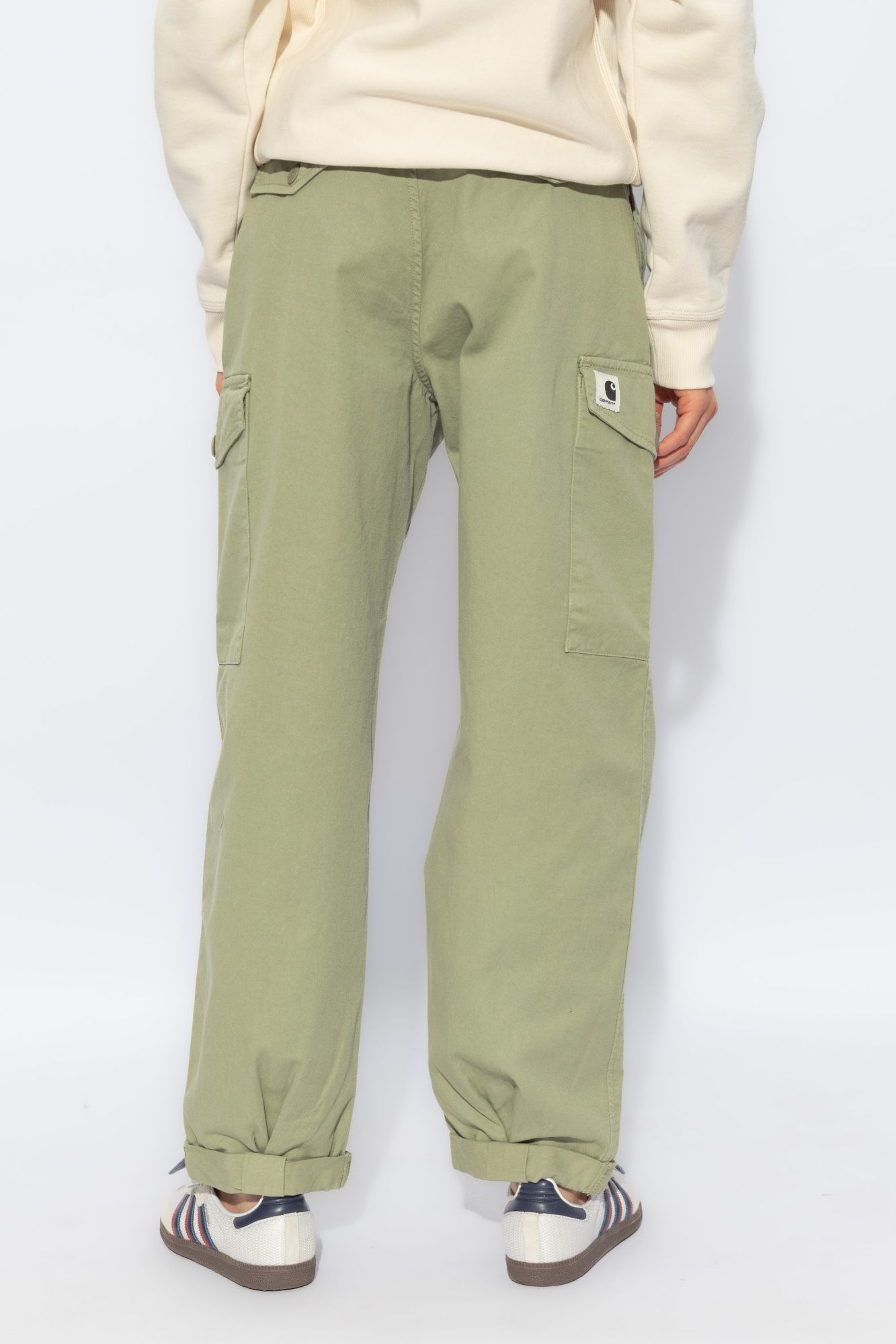 Carhartt Belt Loop Work Casual Pants In Nude