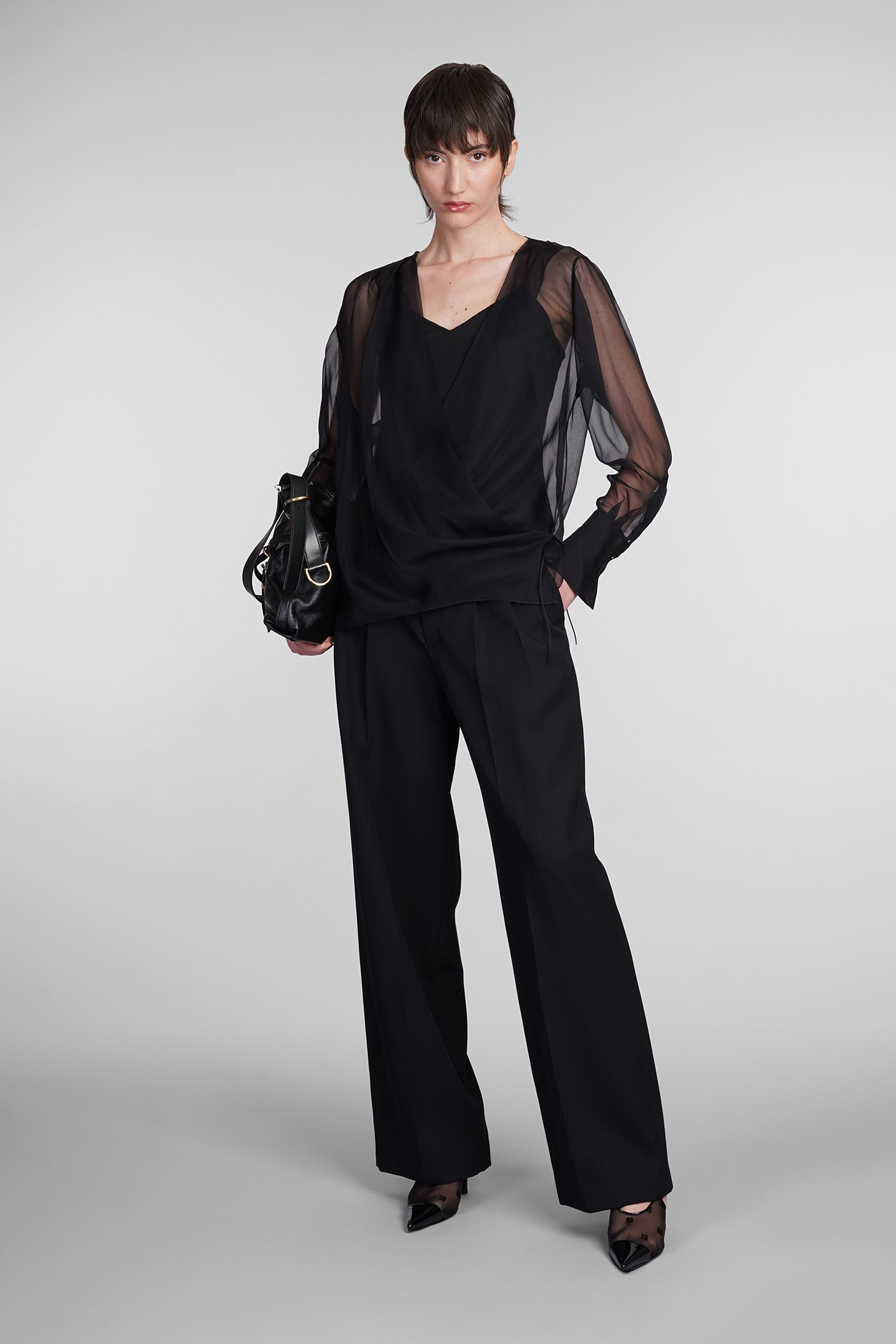 Givenchy Topwear In Black Silk In Black
