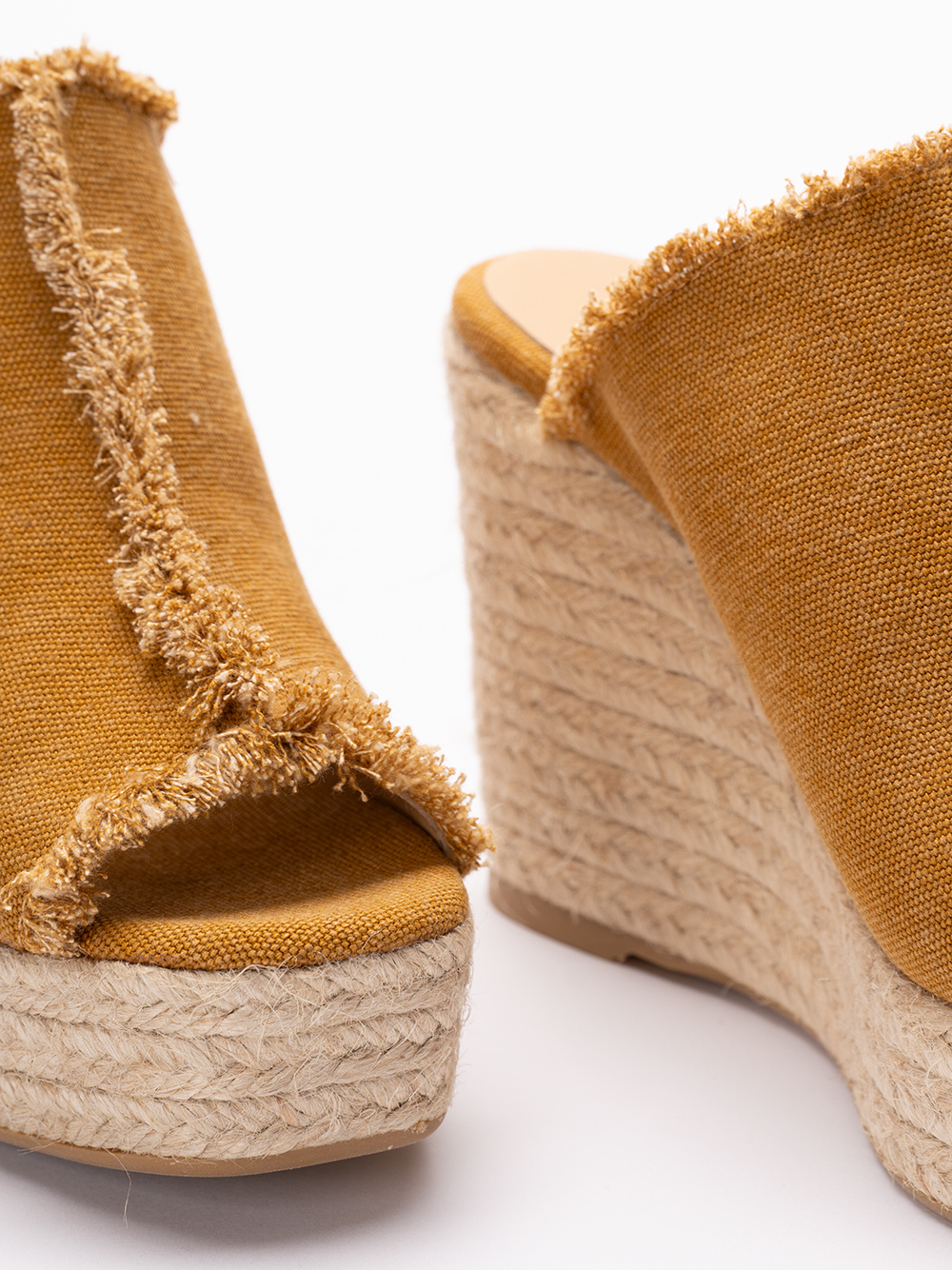 Castaã±er Wedge Sandals In Brown
