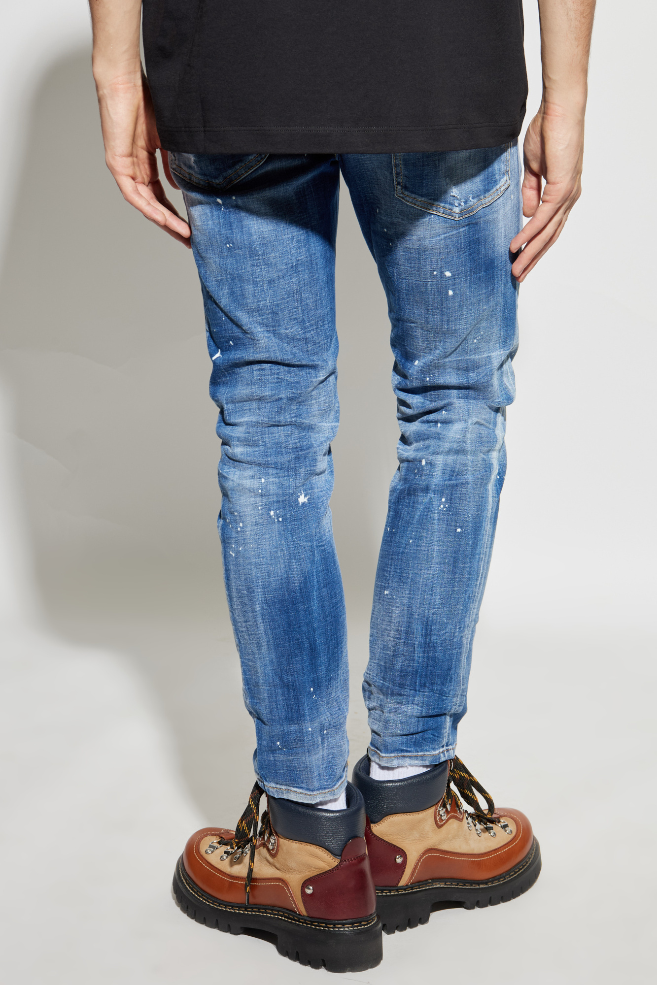 Dsquared2 Medium Spots Jeans In Blue