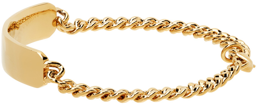 Apc Gold Darwin Bracelet In Yellow