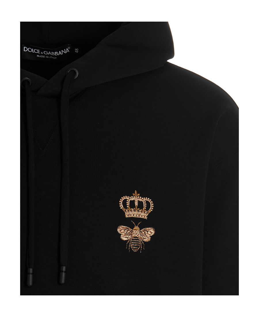 Dolce & Gabbana Cotton Sweatshirt In Black
