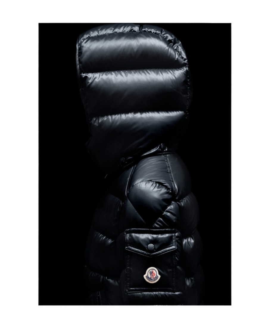 Moncler Enfant Maya Down Jacket In Blue