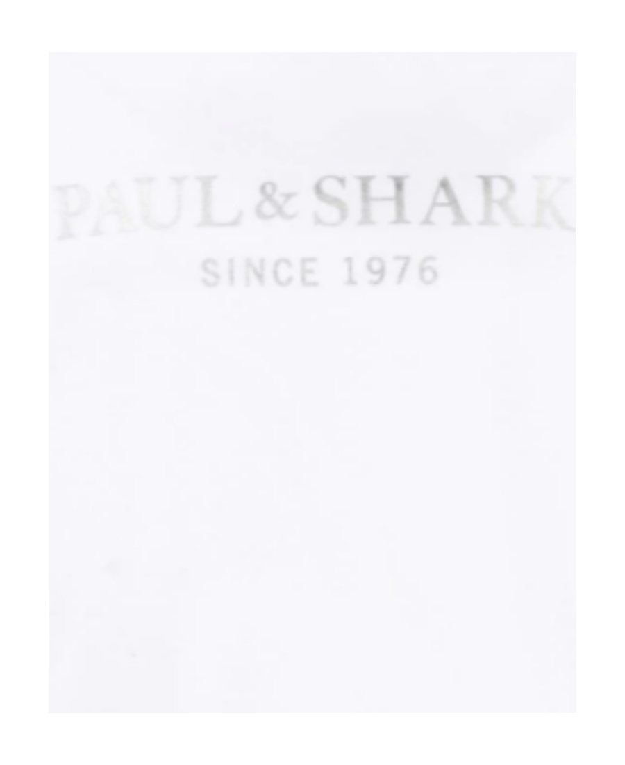 Shop Paul & Shark Logo-print Crew-neck T-shirt In White