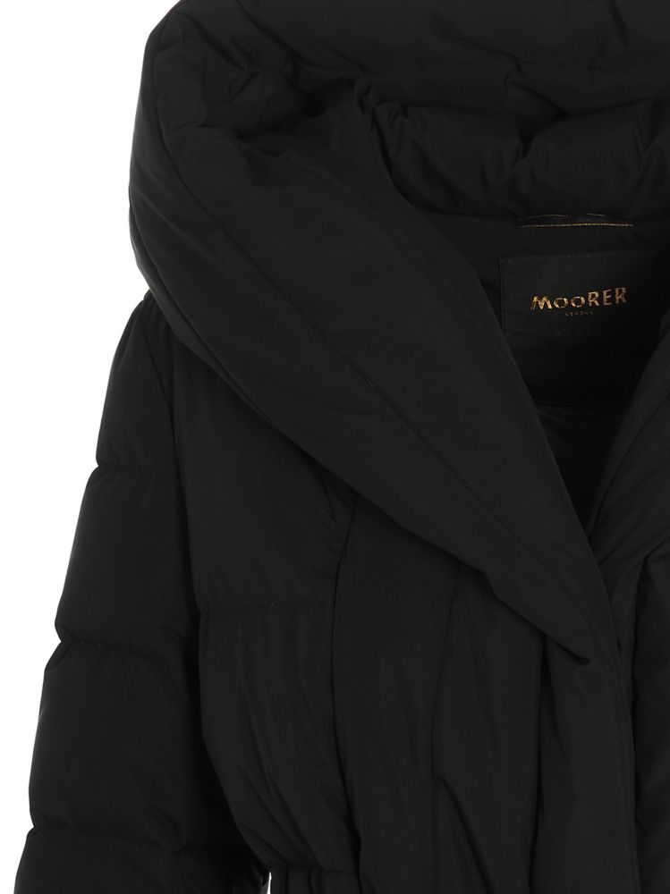 MOORER HOODED DOWN JACKET