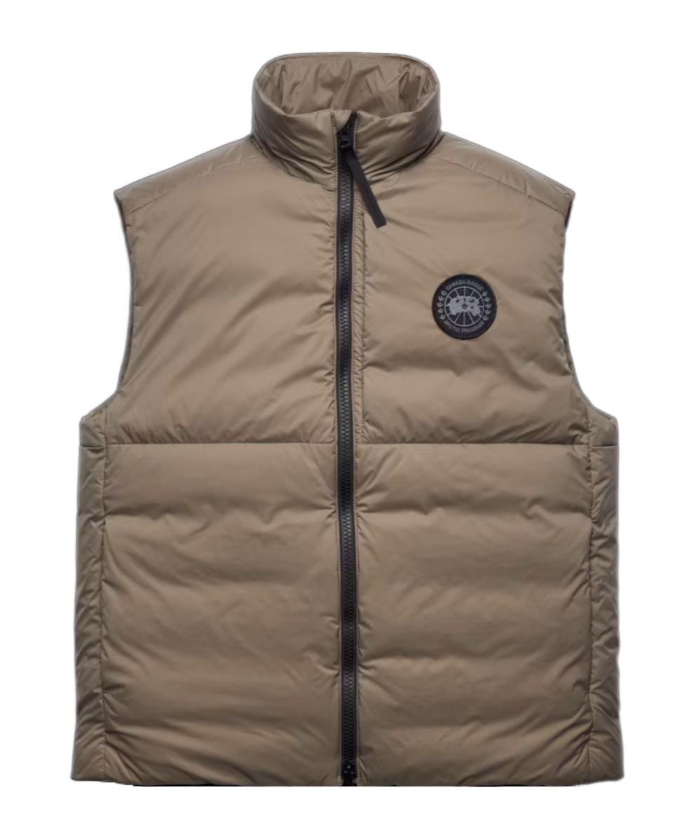 Canada Goose Lodge Vest Black Label In Brown