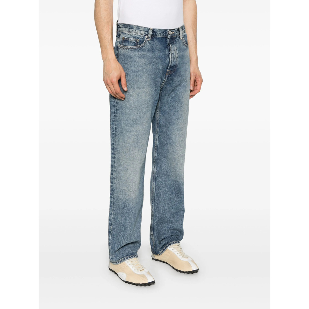 Samsoe & Samsoe Denim Trousers With Belt Loops