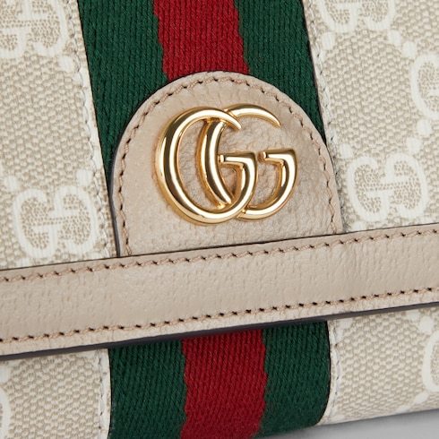 Gucci Ophidia Gg-monogram Chain Wallet