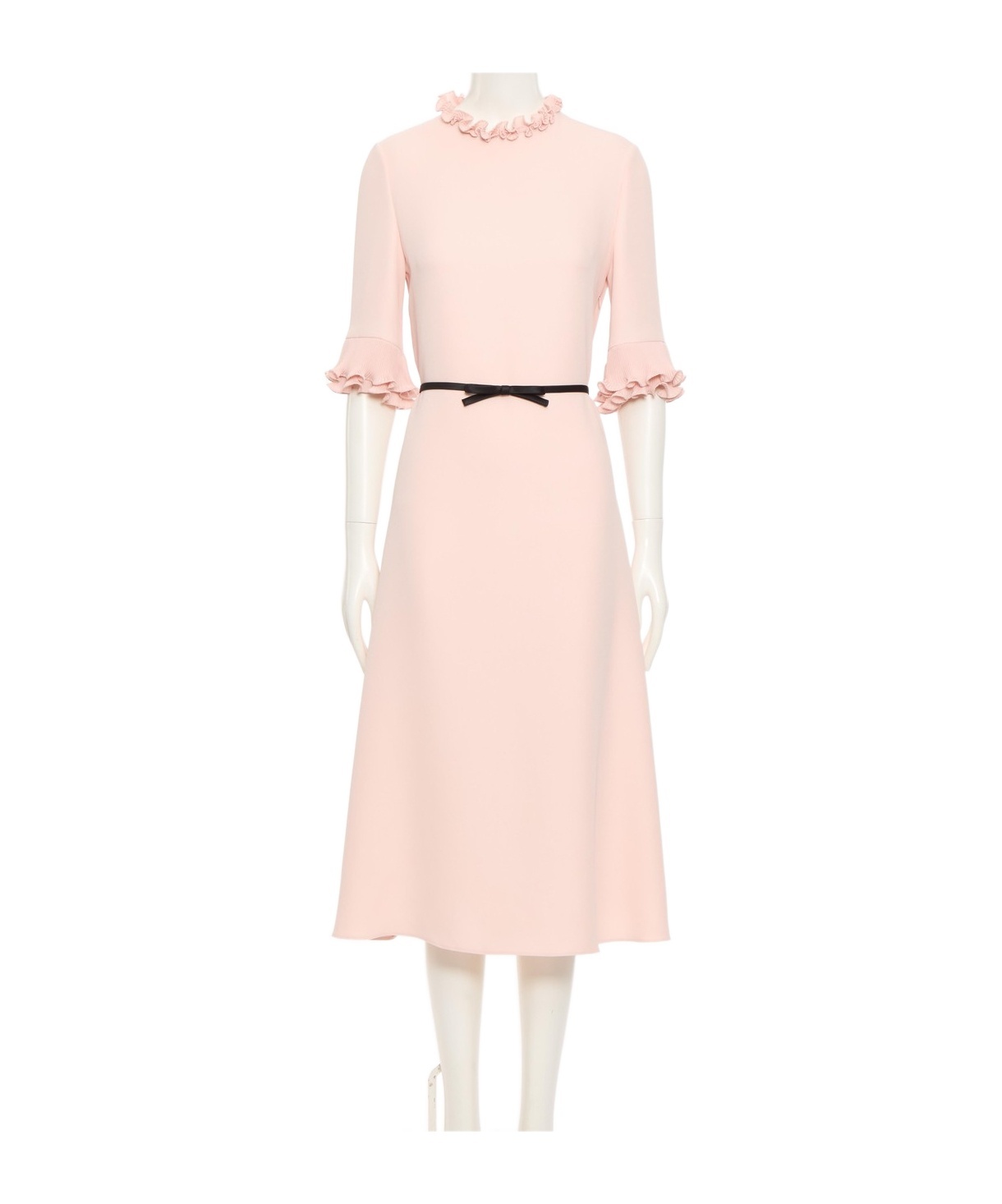 Valentino Cady Couture Midi Dress In Nude