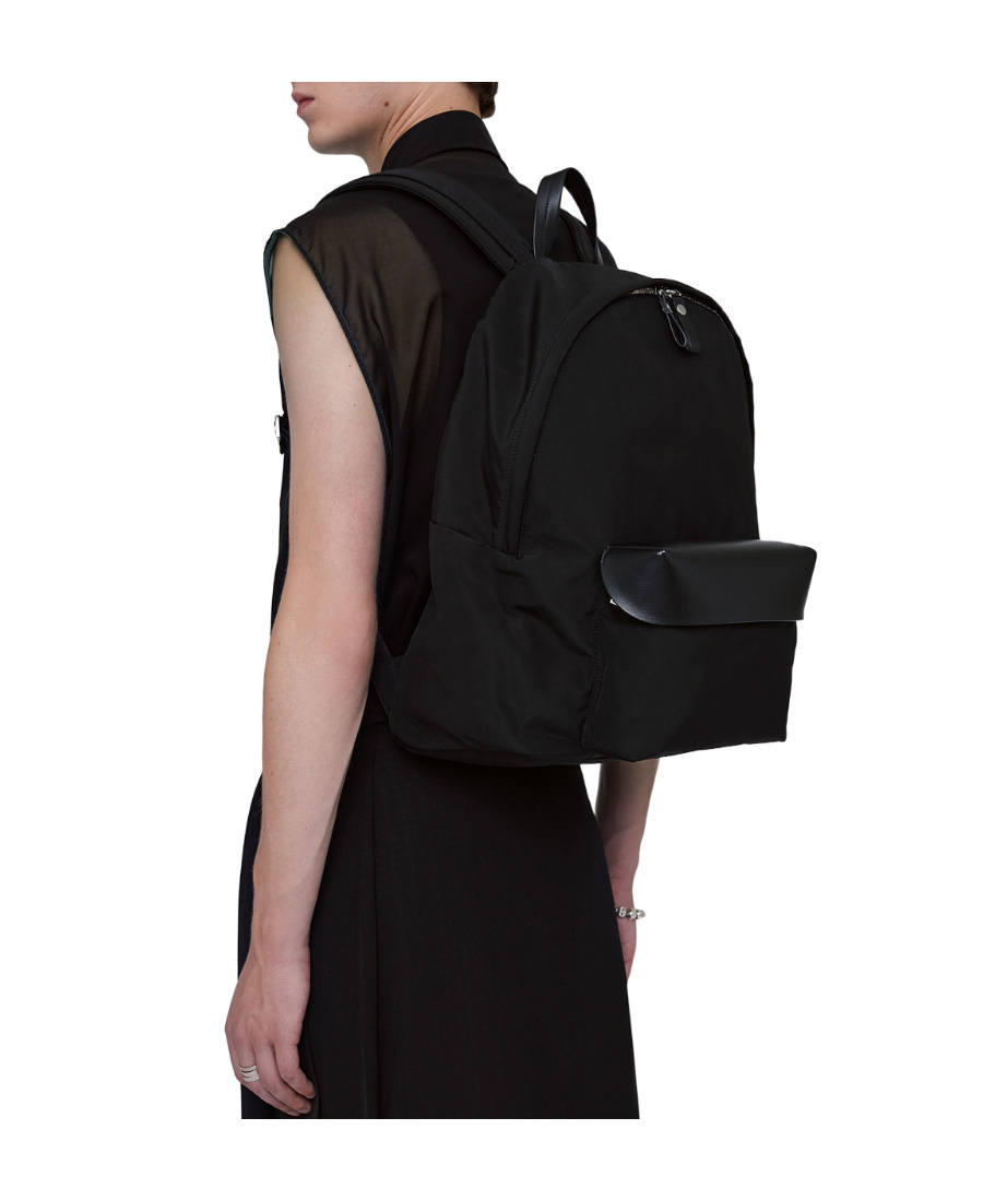 Jil Sander Debossed-logo Backpack In Black