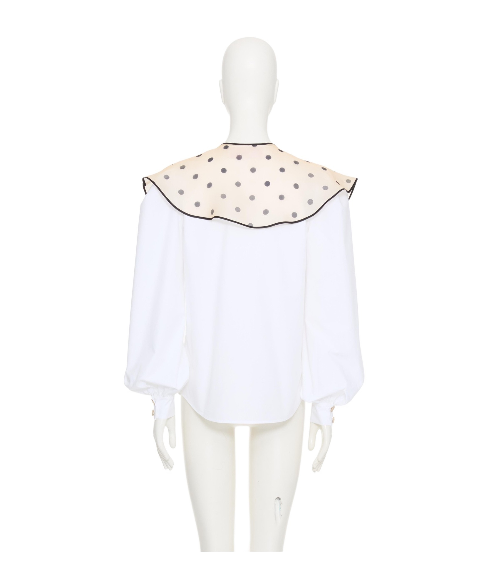 Valentino Cotton Poplin Shirt In White