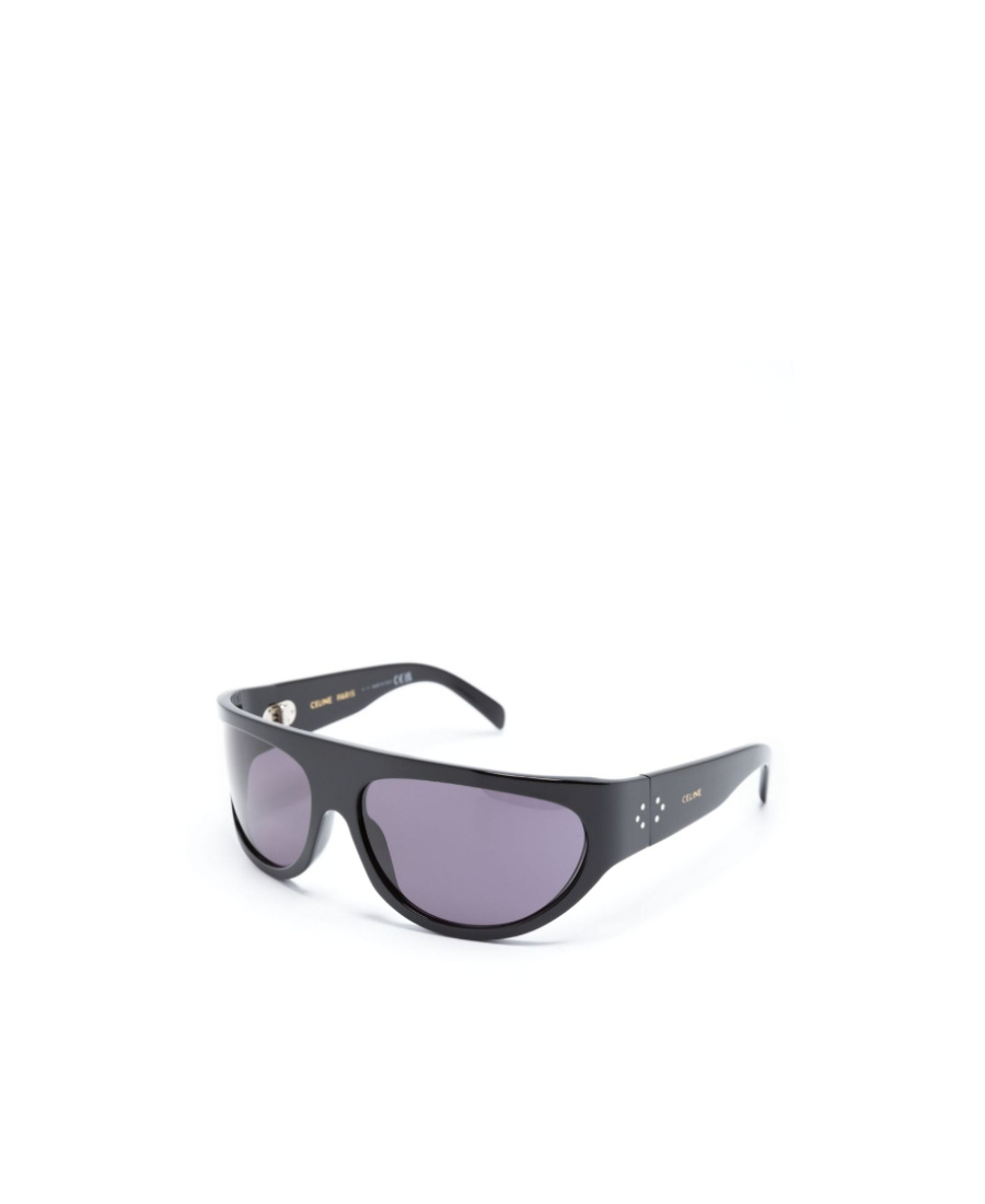 Celine Solid Color Mask Sunglasses In Multicolor