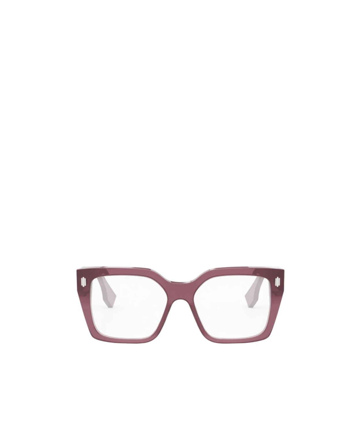 Fendi Eyewear Square Frame Glasses In White