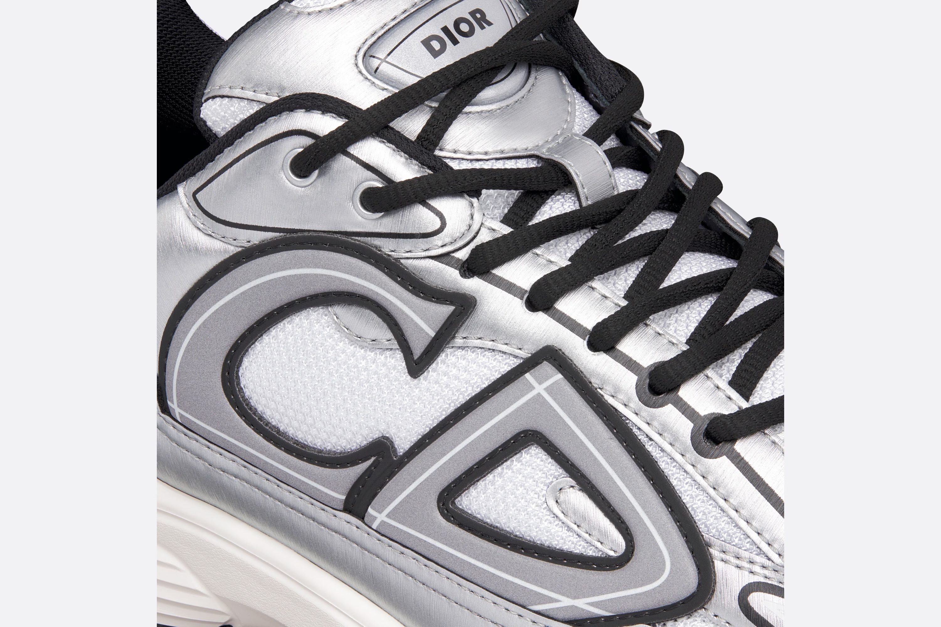 Dior Men B30 Microfiber Mesh And Technical Fabric Low-top Sneakers In Multi