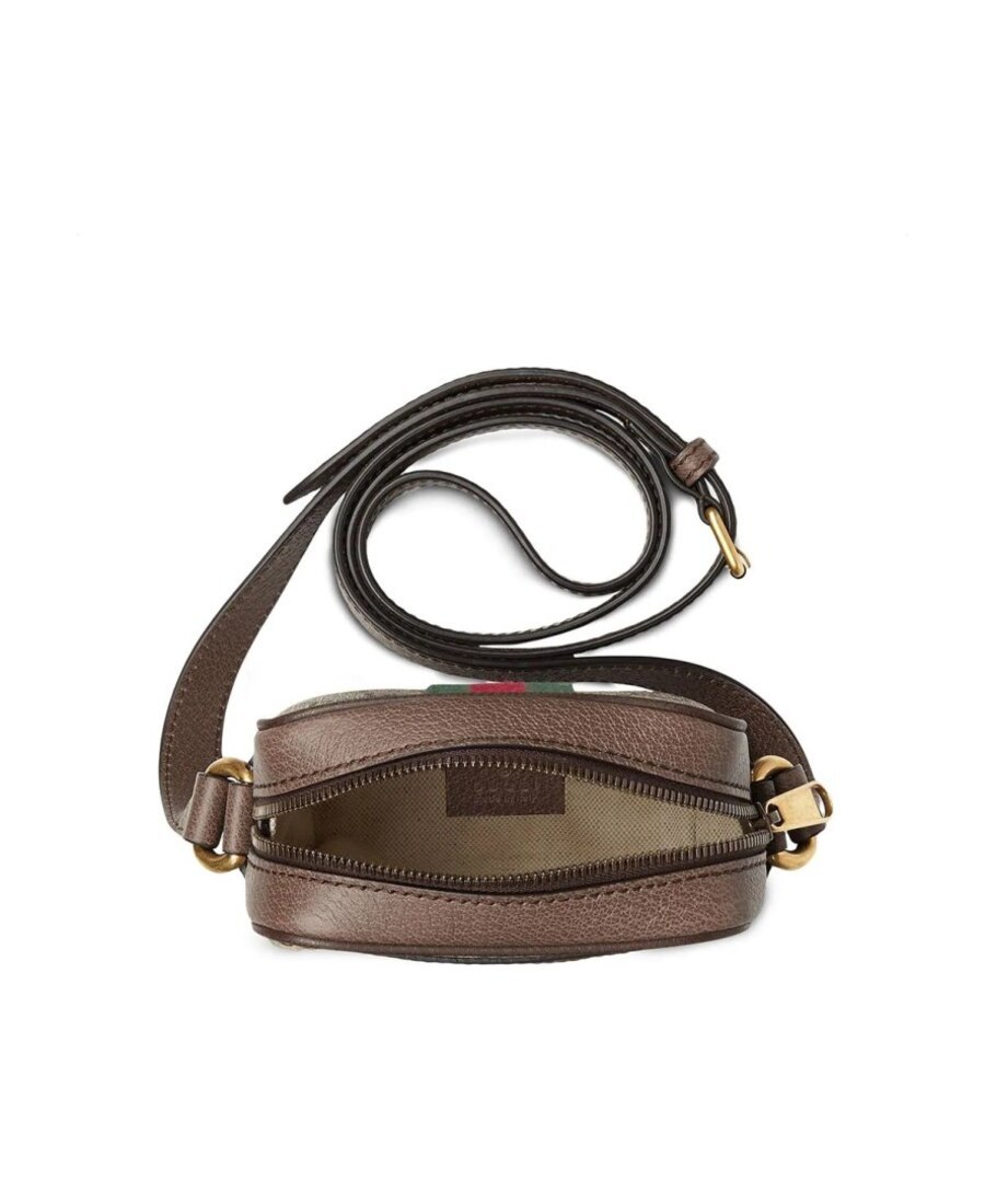 Gucci Ophidia Gg Stripe Shoulder Bag In Multicolor