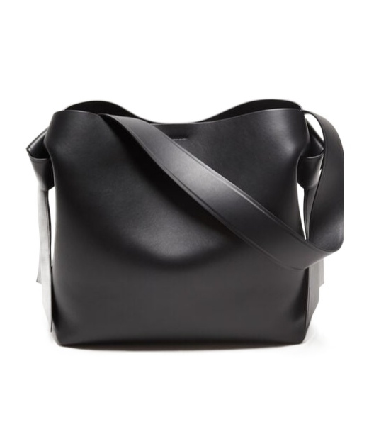 Acne Studios Musubi Midi Shoulder Bag In Black