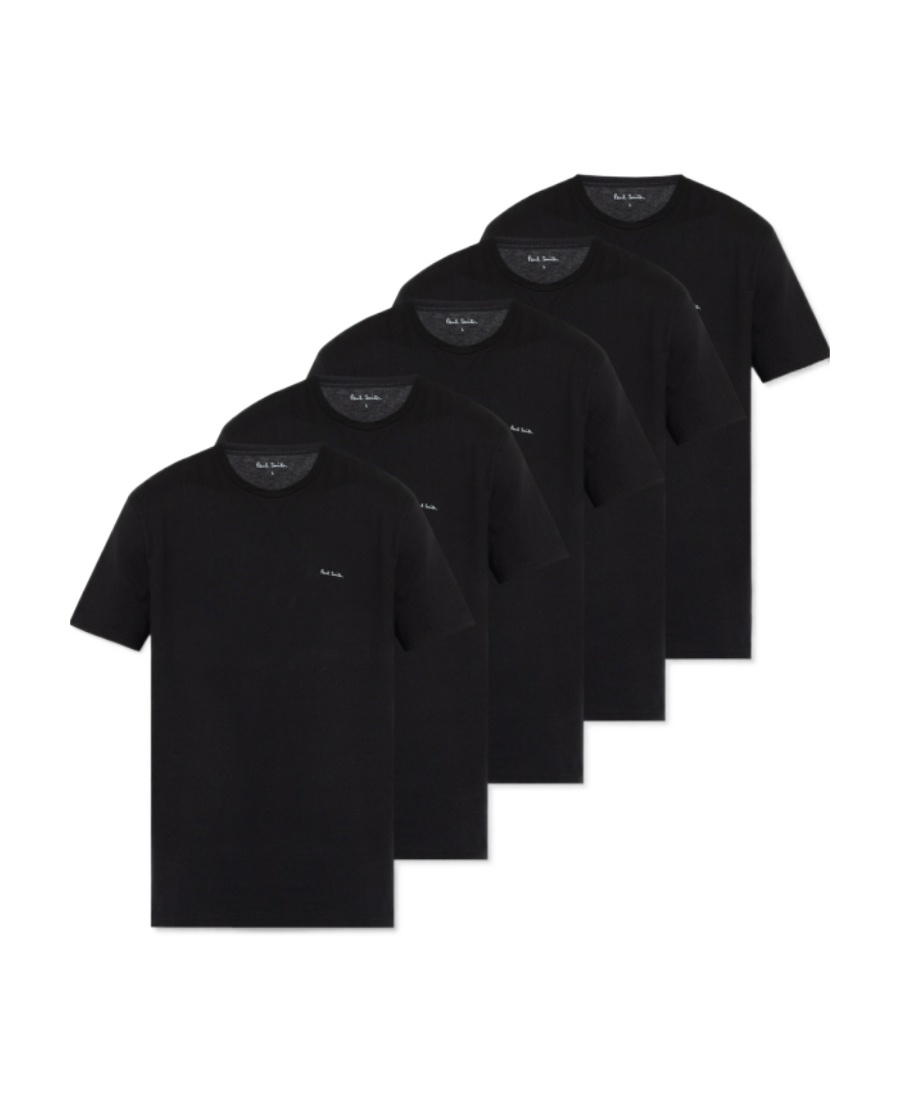 Paul Smith Logo-print Cotton T-shirt In Black