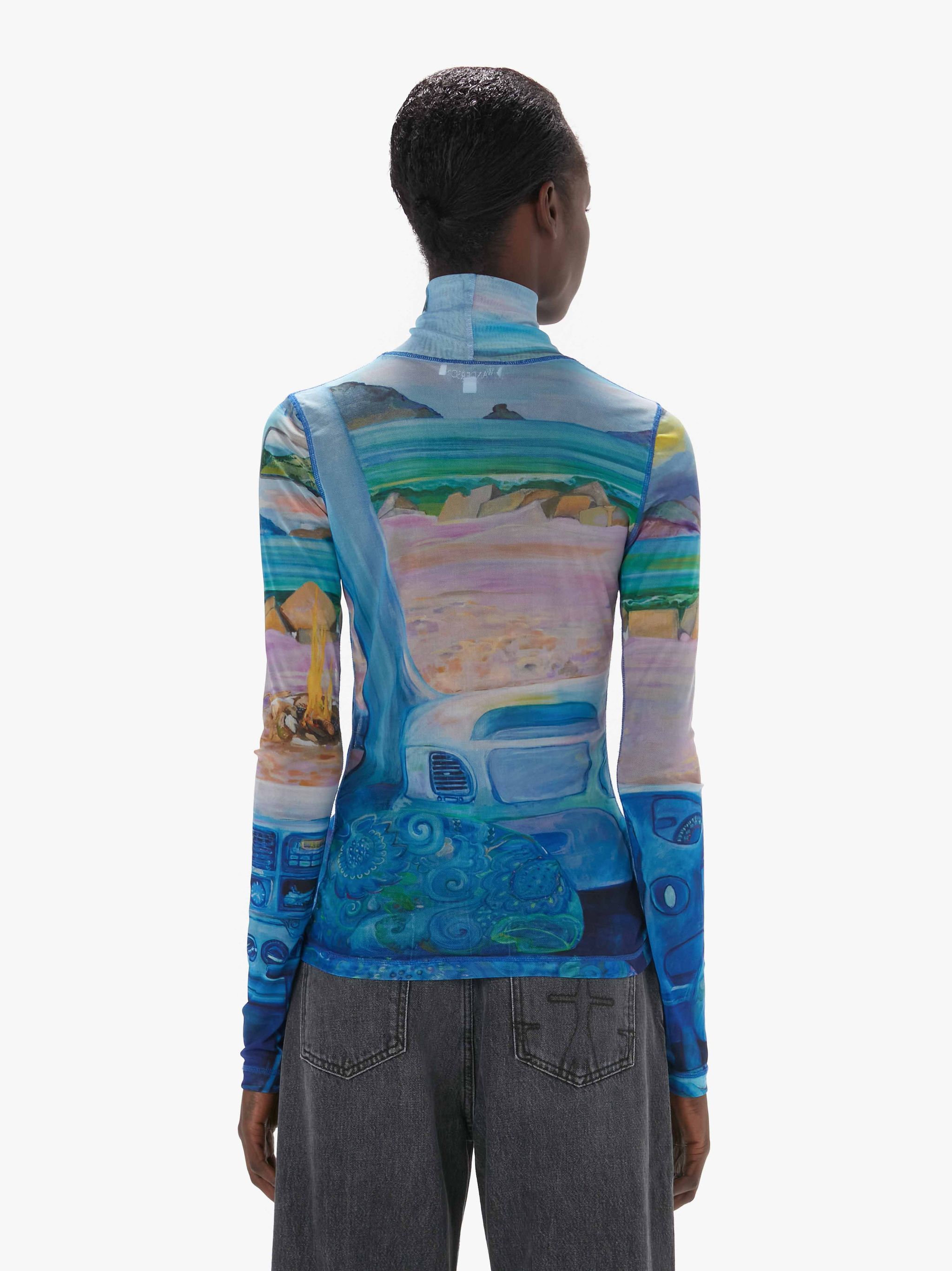 Jw Anderson Multicolor Top In Blue