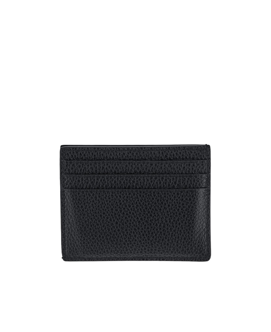 Tom Ford Logo-stamp Leather Wallet In Black