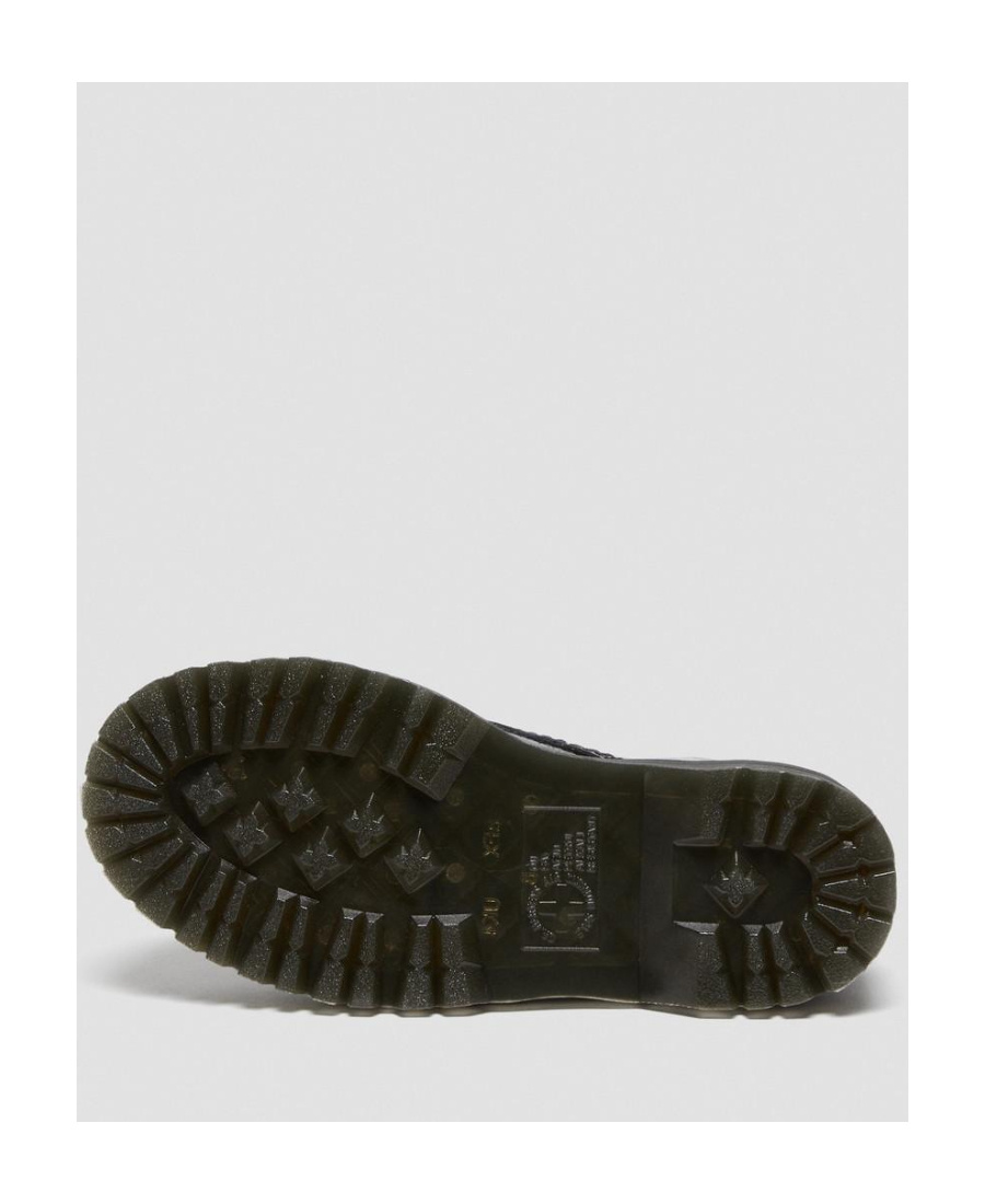 Dr. Martens' Sinclair Wild Croc Leather Boots In Black