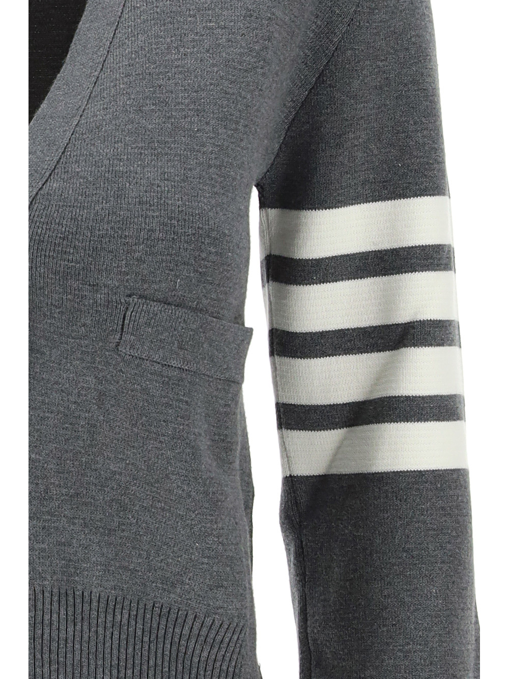 Thom Browne Women Cardigan Con Scollo A V In Gray