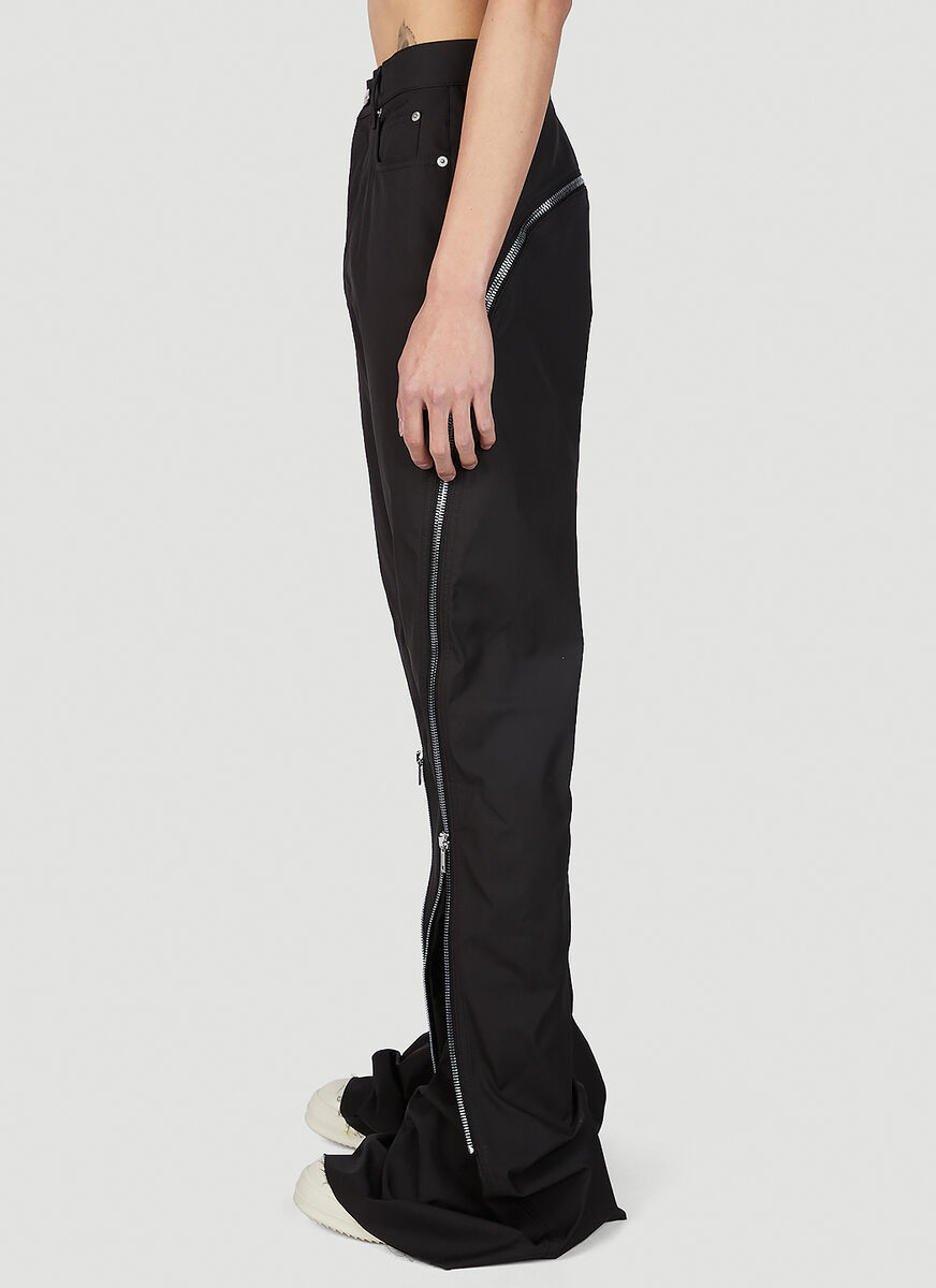 Rick Owens Men's Bolan Banana Denim Pant In Black