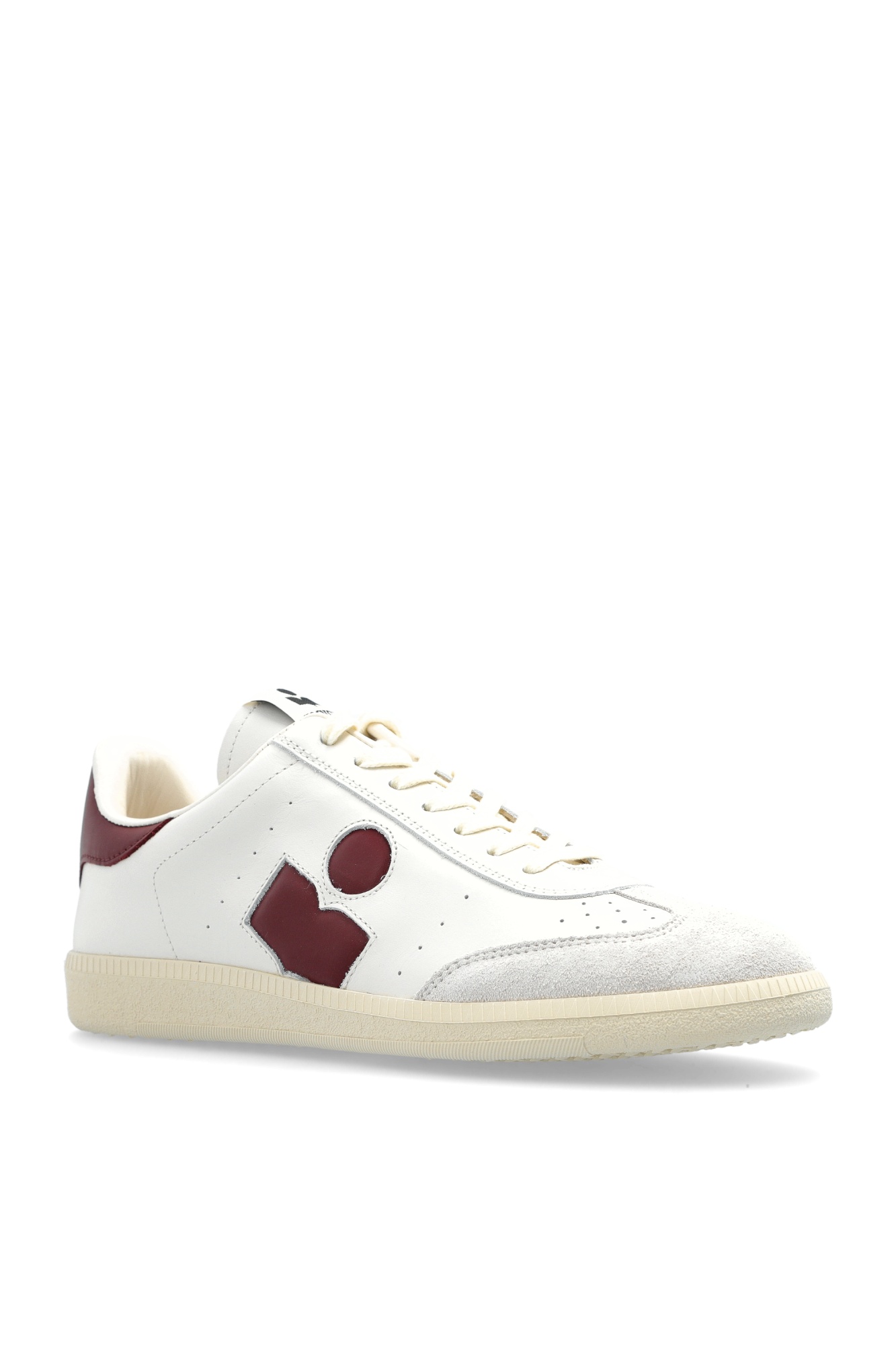 Isabel Marant Beth Gb Three-strap Calfskin Sneakers In White