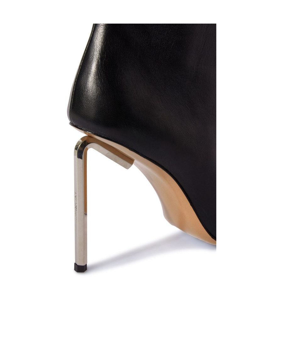OFF-WHITE ALLEN KEY POINTED-TOE ANKLE BOOTS