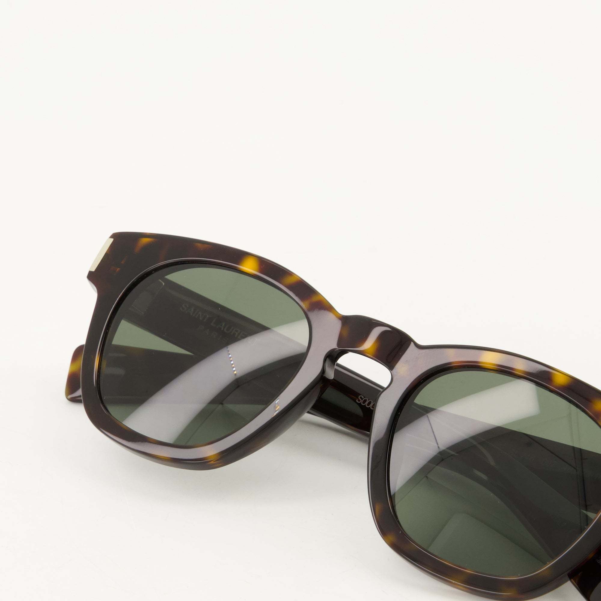 Saint Laurent Eyewear Sl 746 Square Frame Sunglasses In Green
