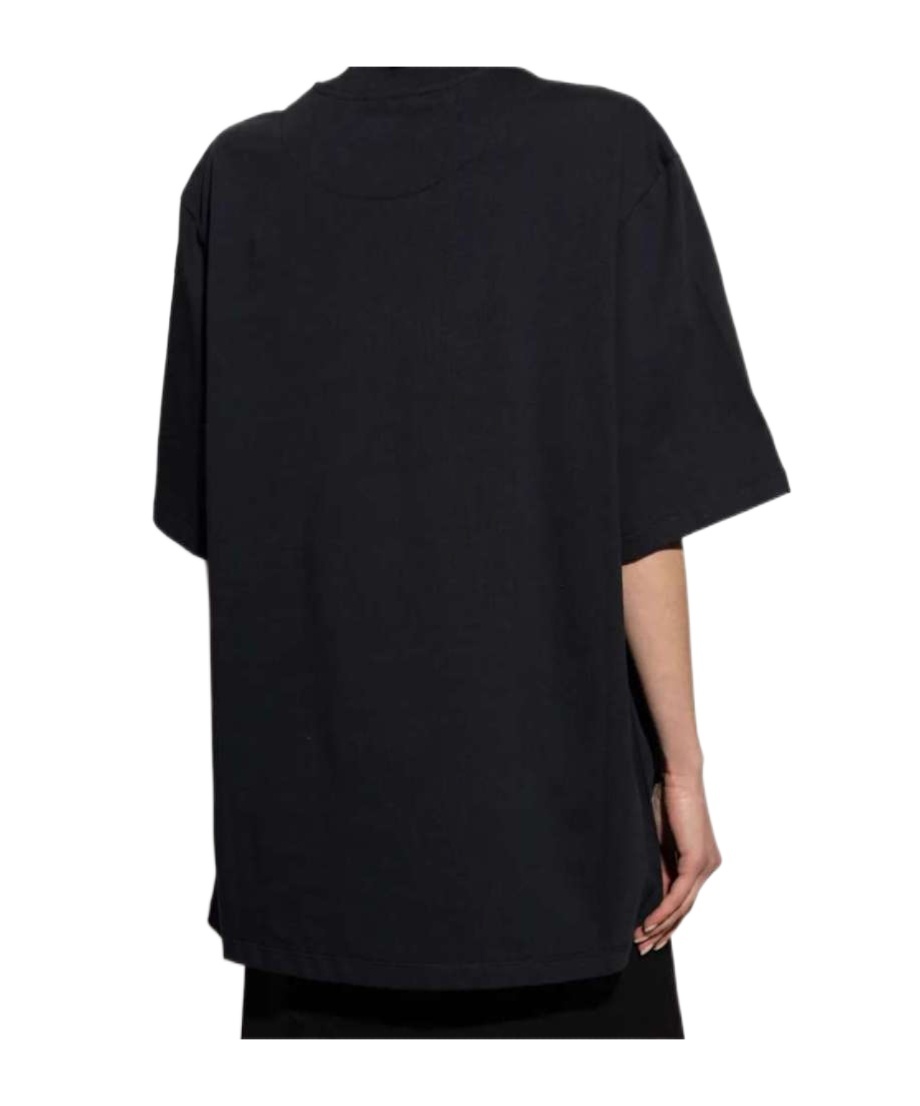 Attico Short-sleeved T-shirt In Black