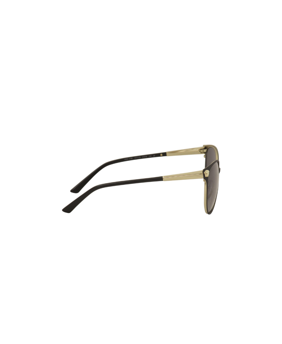 Versace Eyewear Round Frame Sunglasses In Black
