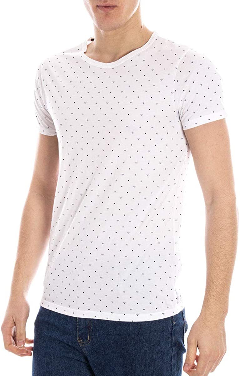 Armani Jeans Logo Details T-shirt In White