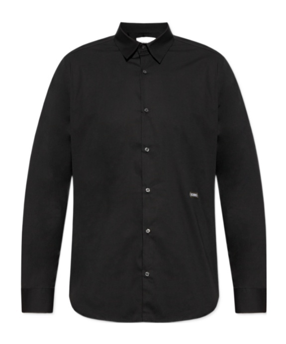 Iceberg Long-sleeved Shirt In Black