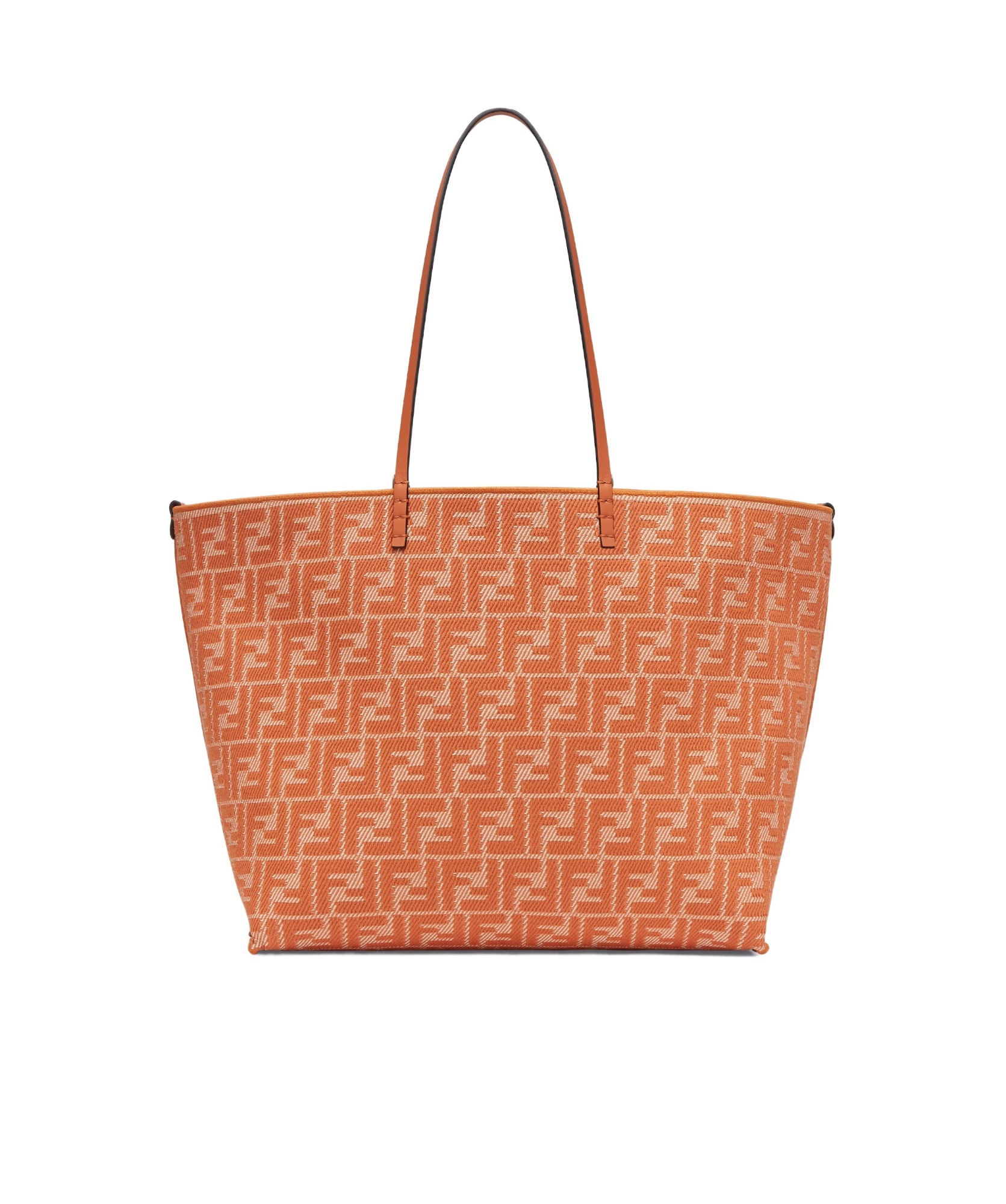 Fendi Roll Large Tote Bag In Orange