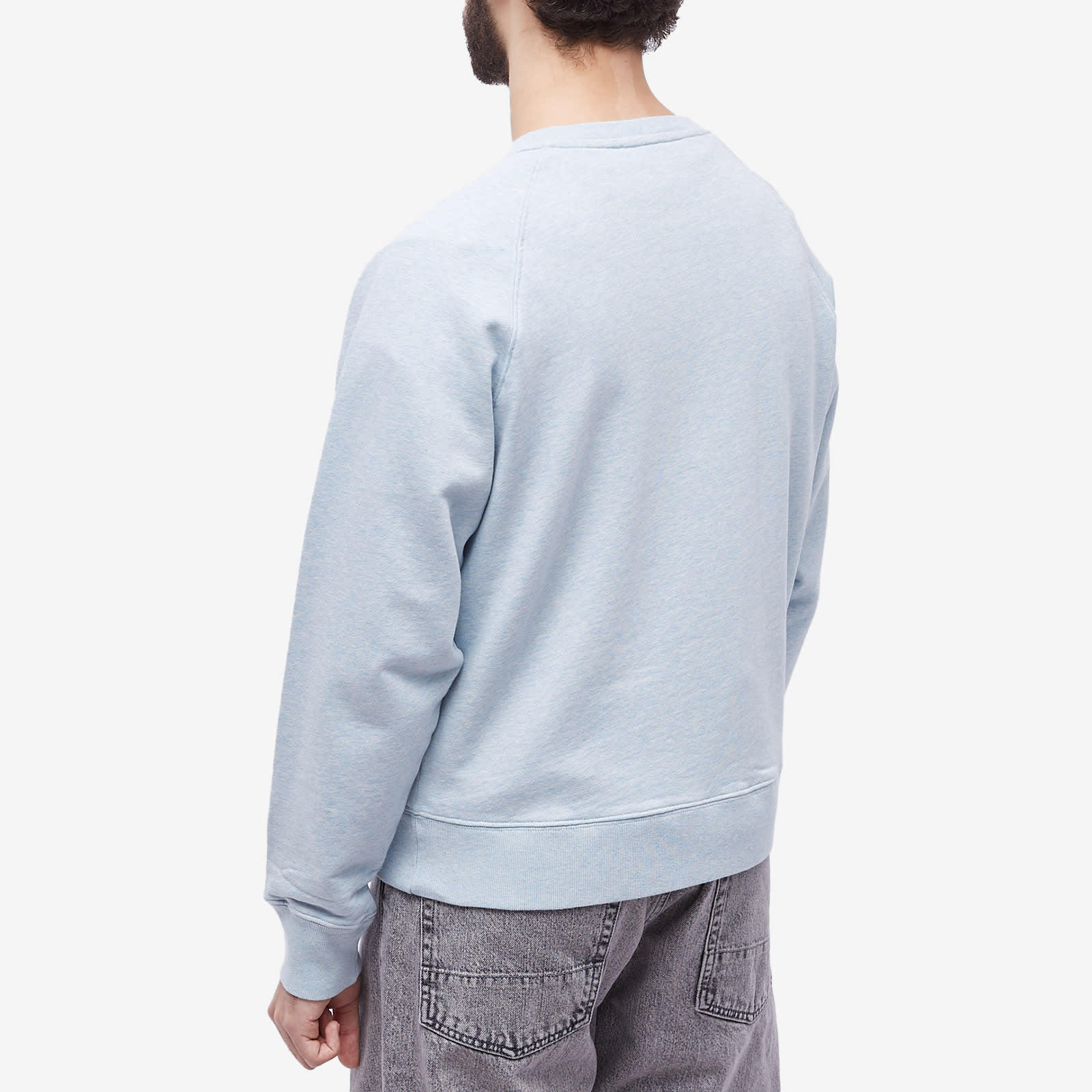 MAISON KITSUNÉ LOGO-PATCH COTTON JUMPER