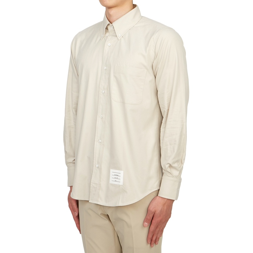 Thom Browne Rwb Stripe Slim-fit Shirt In White